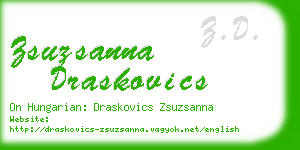 zsuzsanna draskovics business card